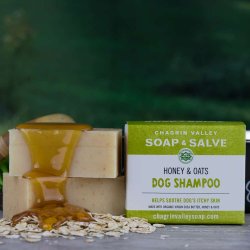 Honey &amp; Oats: Naturlig kologisk hunde shampoo, afskrkker flter/lopper, mod kle 