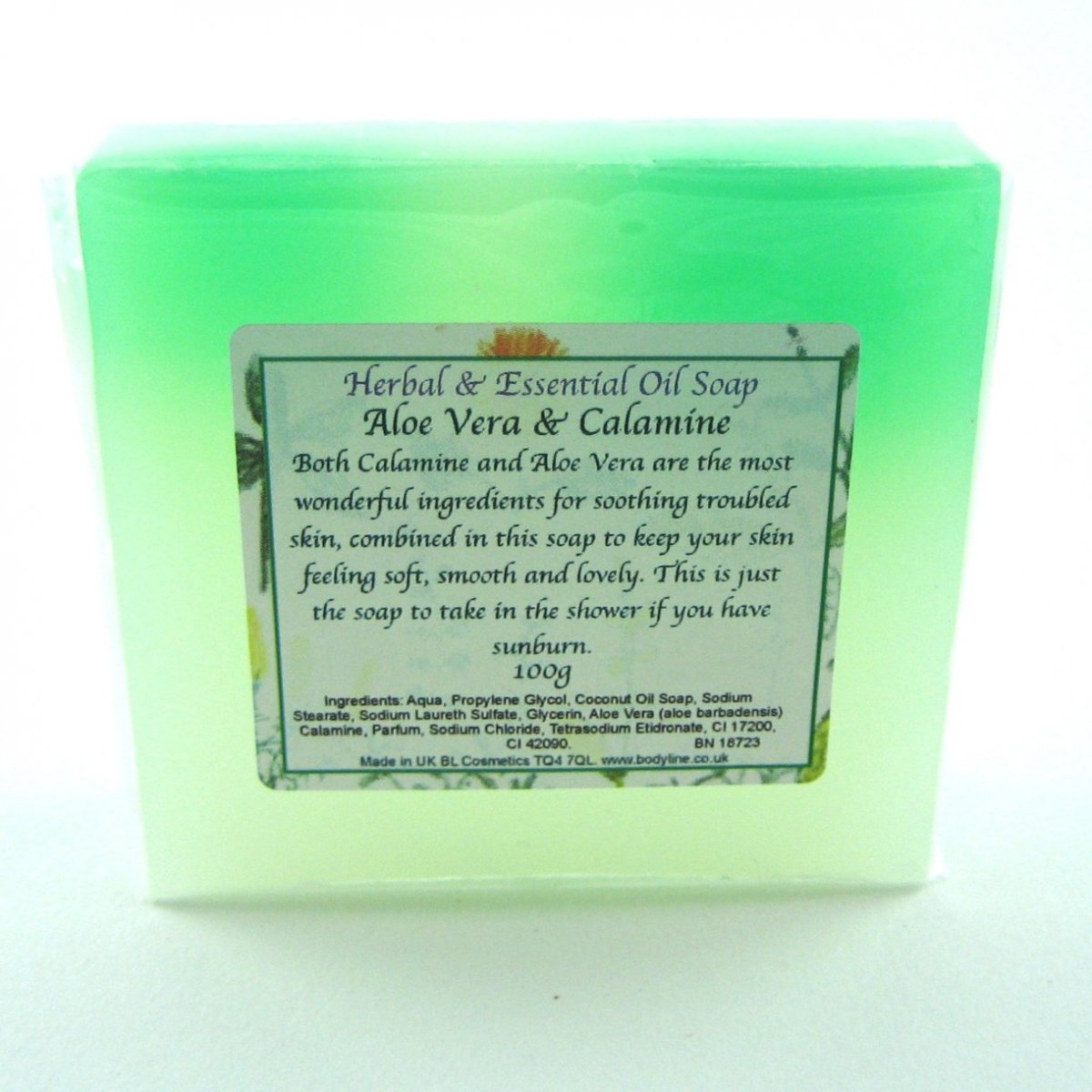 Aloe Vera & Calamine håndlavet sæbe med zink hudirritationer