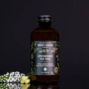 Apple Cider Vinegar hair rinse: Lemongrass Tea Tree  kologisk og vegansk, alle hrtyper