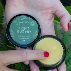 Dont bug me! Lotionbar: kologisk insektmiddel lotion i praktisk metaldse