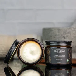 Cocoa Butter Whip - organisk hrkur trt hr/hovedbund, fint hr, split ends, hrvoks 60g