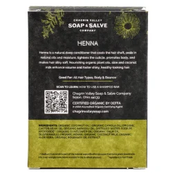 Henna Shampoo Bar: duftfri, med balsameffekt, por�st livl�st h�r, groft kr�llet h�r, alle h�rtyper