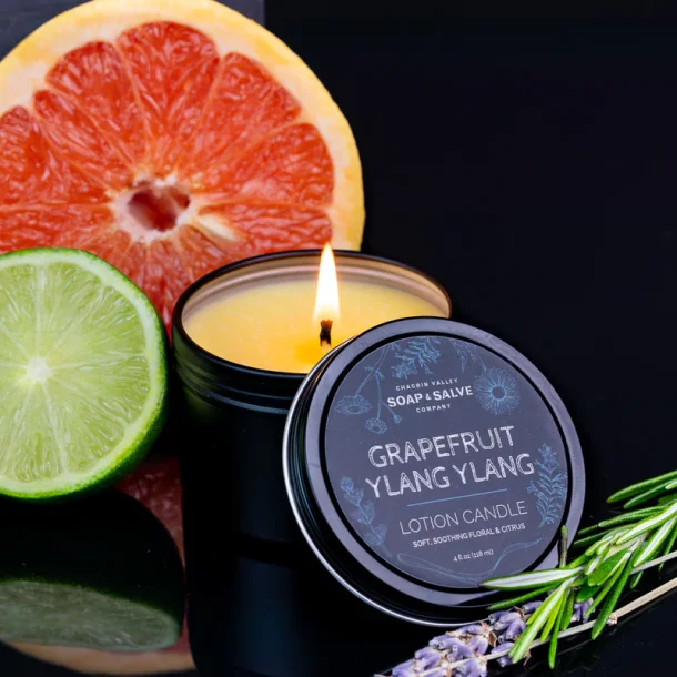 Body &amp; Massage Candle: Grapefrugt Ylang Ylang