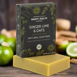 Avocado Oatmeal organic soap: Cremet Spa-sbe til kroppen