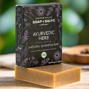 Ayurvedic kologisk shampoobar: fylde, fint tyndt hr, hrtab, skl