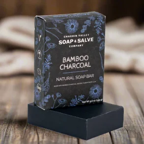Bamboo Charcoal sbebar: Ansigt/krop fjerner urenheder/akne, tilfjer fugt, antibakteriel