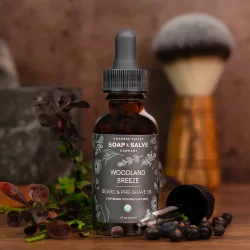 Organic Beard Oil Woodland Breeze: sk�golie der bl�dg�r/plejer/fugter hud og sk�g, alle hudtyper