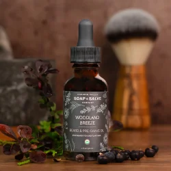 Organic Beard Oil Woodland Breeze: sk�golie der bl�dg�r/plejer/fugter hud og sk�g, alle hudtyper