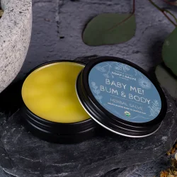 Baby Me! Baby Bum herbal kologisk salve: bleudslt, arp, tr hud, hudirritation