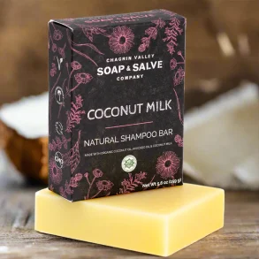 Coconut Milk kologisk shampoobar: alt hr, fremmer hrvkst, balsameffekt split-ends, trt hr 160g