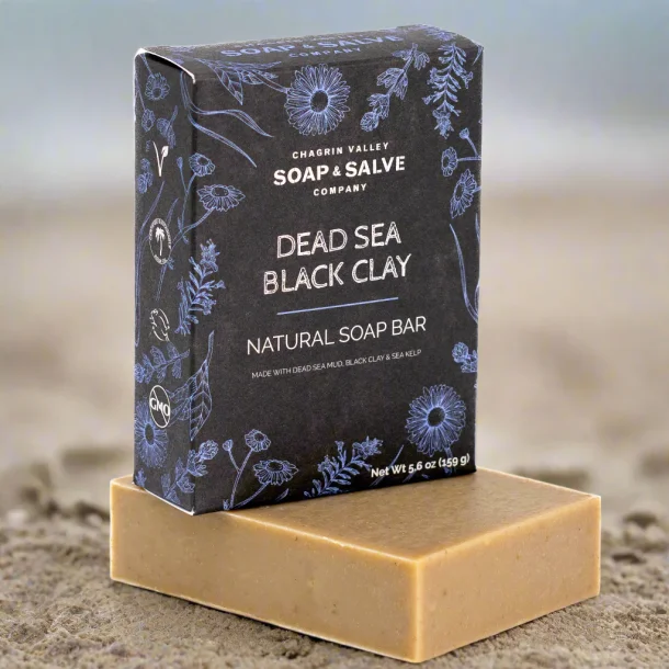 Dead Sea Black Clay kologisk sbe: uren hud, stimulerer blodcirkulation