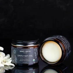 Deodorant Cream Extra Strength Simply Natural: uden duft