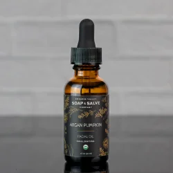 Organic Face oil: Argan Pumpkin: normal / fedtet hud, acne-udsat hud, tr beskadiget hud