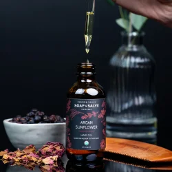 Argan Sunflower �kologisk h�rolie alle h�rtyper, split ends, fremmer v�kst 57 g.