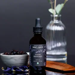 Jojoba Grapeseed �kologisk h�rolie: styrker h�ret reducerer h�rtab, alle h�rtyper 57g