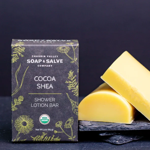 Cocoa Shea Shower Lotion Bar: duftfri kologisk bodylotion