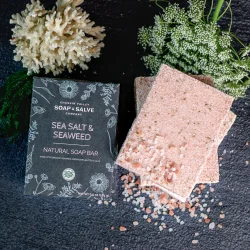 Sea Salt &amp; Seaweed Spa kologisk salt-skrubbesbe: dde hudceller