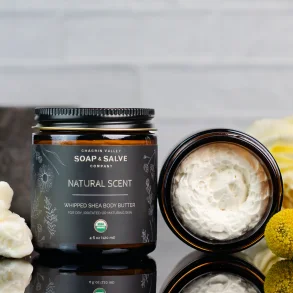 Whipped Shea Butter Natural Scent: helende kropscreme uden duft, sart/tr, irriteret, moden hud