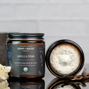 Whipped Body Butter Vanilla Bean: ansigt krop hnder, tr revnet irriteret og moden hud