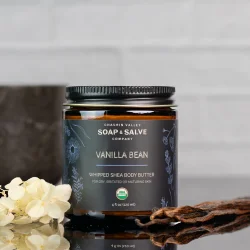 Whipped Body Butter Vanilla Bean: ansigt krop hnder, tr revnet irriteret og moden hud