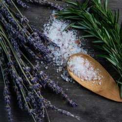 Lavender Rosemary kologisk bade salt: afstressende