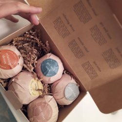 Healing Bath Bomb luksus badebombe gave, crueltyfree, vegan