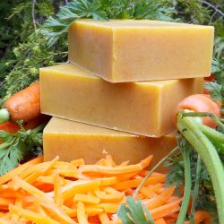 Carrot, Milk &amp; Honey ko shampoo bar - Trt, delagt hr, tr hovedbund, forynger hret, 160g.