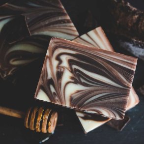 Chocolate & Honey kologisk parfumefri sbe: tr hud sart hud ansigt krop 160 g.