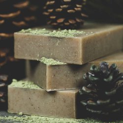 Citrus Woods Green Tea soap: kologisk eksotisk sbe til mnd og kvinder, forynger huden, exfolierer