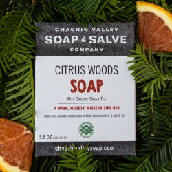 Citrus Woods Green Tea soap: kologisk eksotisk sbe til mnd og kvinder, forynger huden, exfolierer