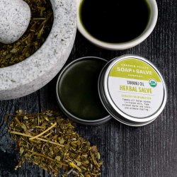 Tamanu Oil Herbal kologisk salve: akne, strkmrker, ar, hudproblemer