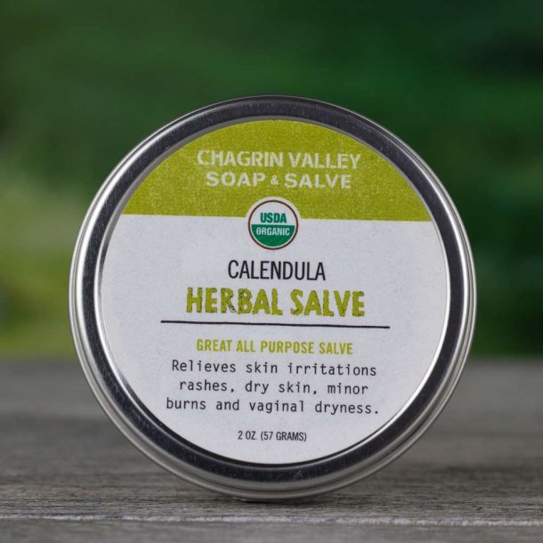 Calendula Herbal Salve - Hudirritationer, Tattoo aftercare, mor/babypleje Stor - 57 g. 