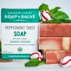 Peppermint Twist Soap: Super forfriskende kologisk kropssbe