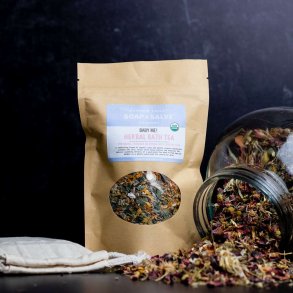 Baby Me! kologisk Bade Te: Organiske beroligende urter til bad, plejer babys hud