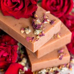 Shea Rose Clay kologisk sbe: ansigt, krop, tr hud, akne/olieagtig hud, reducerer tegn p aldring 