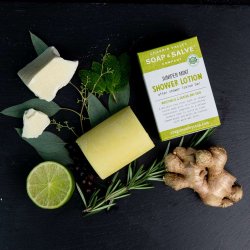 Juniper Mint Shower Lotion Bar: kologisk bodylotion