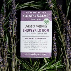 Lavender Rosemary Shower Lotion Bar: kologisk bodylotion