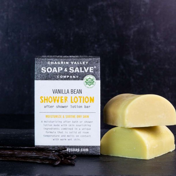 Vanilla Bean Shower Lotion Bar: kologisk bodylotion