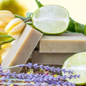 Springtime lime organic soap: kologisk sbe alle hudtyper