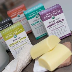 Cocoa Shea Shower Lotion Bar: duftfri kologisk bodylotion