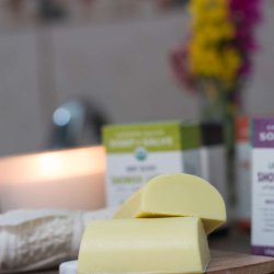 Juniper Mint Shower Lotion Bar: kologisk bodylotion