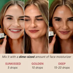 Self Tanner Drops: vegan cruelty-free, tilfres i creme/lotion