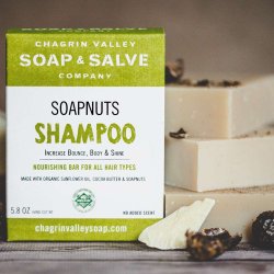Soapnuts Shampoo bar: Uden duft, alle h�rtyper, fylde glans, anti-h�rtab, sk�l, g�r h�ret sundt 160g