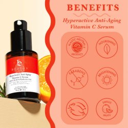OUTLET Hyperactive Anti-Aging Vitamin C Serum med hyaluronsyre &amp; Salix Alba